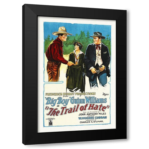 Trail of Hate Black Modern Wood Framed Art Print with Double Matting by Hollywood Photo Archive