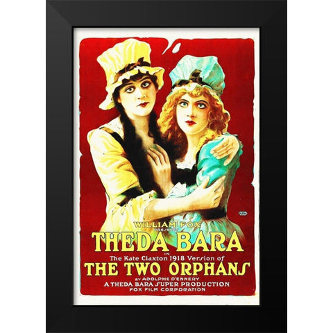 Two Orphans Black Modern Wood Framed Art Print by Hollywood Photo Archive