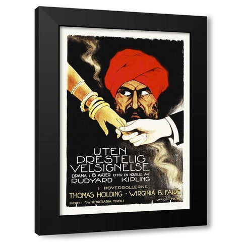 Without, 1921 Black Modern Wood Framed Art Print with Double Matting by Hollywood Photo Archive