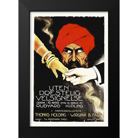 Without, 1921 Black Modern Wood Framed Art Print by Hollywood Photo Archive