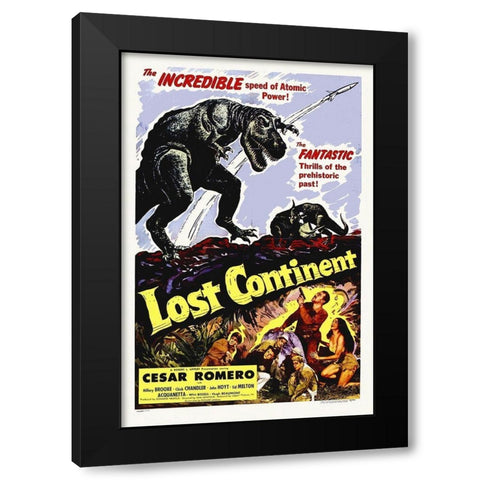 Lost Continent, 1951 Black Modern Wood Framed Art Print by Hollywood Photo Archive