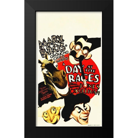 Marx Brothers - A Day at the Races 08 Black Modern Wood Framed Art Print by Hollywood Photo Archive