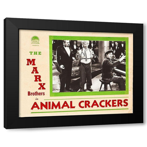Marx Brothers - Animal Crackers 04 Black Modern Wood Framed Art Print with Double Matting by Hollywood Photo Archive