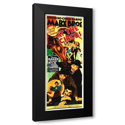 Marx Brothers - At the Circus 03 Black Modern Wood Framed Art Print with Double Matting by Hollywood Photo Archive