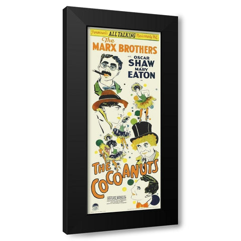 Marx Brothers - Cocoanuts 04 Black Modern Wood Framed Art Print with Double Matting by Hollywood Photo Archive