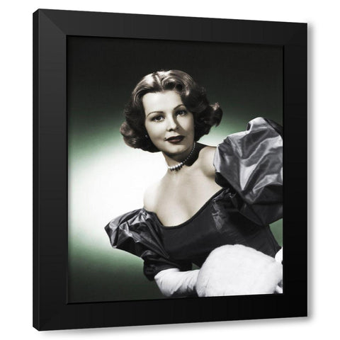 Alene Dahl Black Modern Wood Framed Art Print with Double Matting by Hollywood Photo Archive