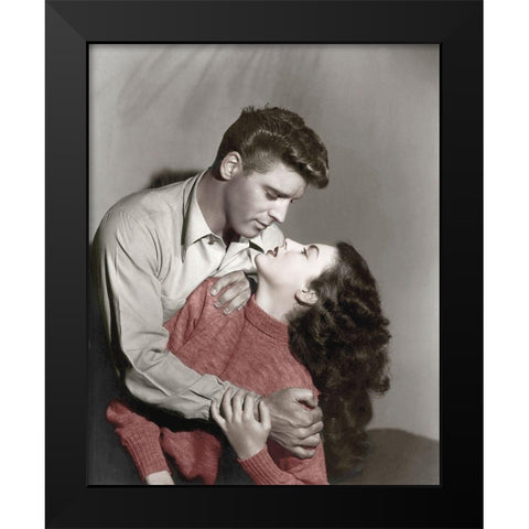 Ave Gardner Black Modern Wood Framed Art Print by Hollywood Photo Archive