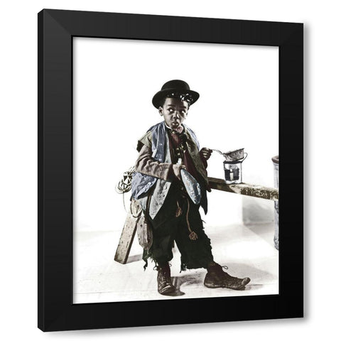 Matthew Beard  Stymie Black Modern Wood Framed Art Print by Hollywood Photo Archive