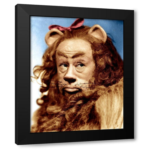 Bert Lahr - Wizard of Oz Black Modern Wood Framed Art Print by Hollywood Photo Archive
