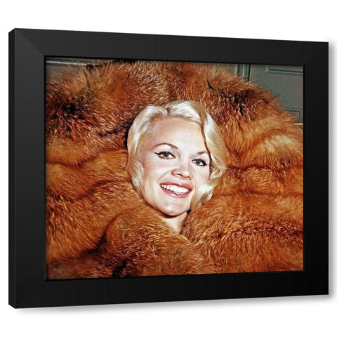 Carol Baker Black Modern Wood Framed Art Print with Double Matting by Hollywood Photo Archive