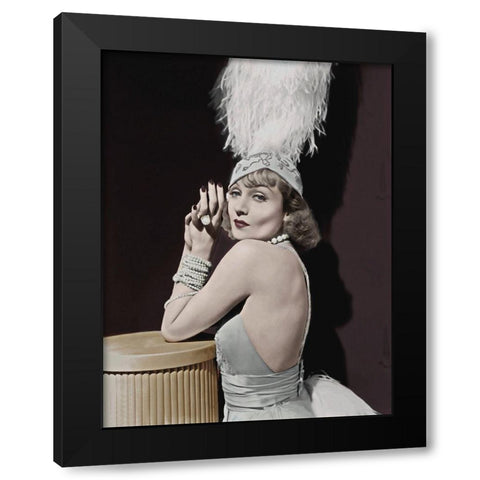 Carole Lombard - Love Before Breakfast Black Modern Wood Framed Art Print with Double Matting by Hollywood Photo Archive