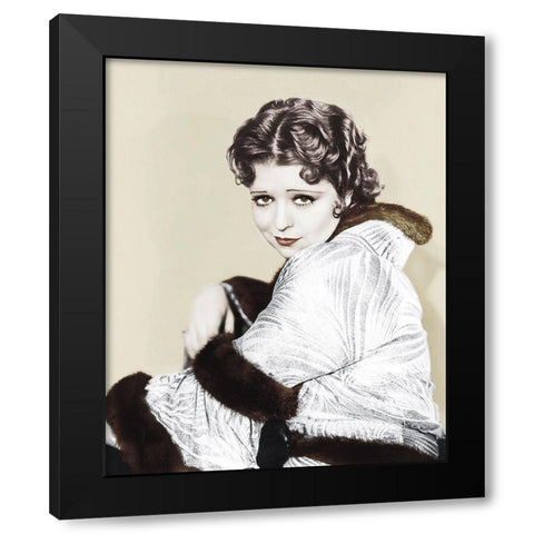 Clara Bow - The Savage Black Modern Wood Framed Art Print by Hollywood Photo Archive