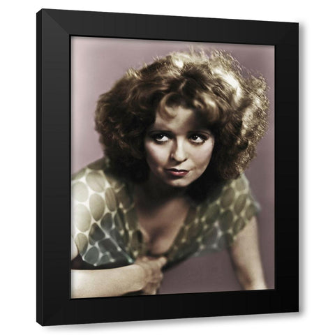 Clara Bow - The Savage Black Modern Wood Framed Art Print by Hollywood Photo Archive