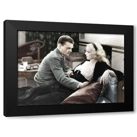 James Cagney - Winner Take All Black Modern Wood Framed Art Print by Hollywood Photo Archive