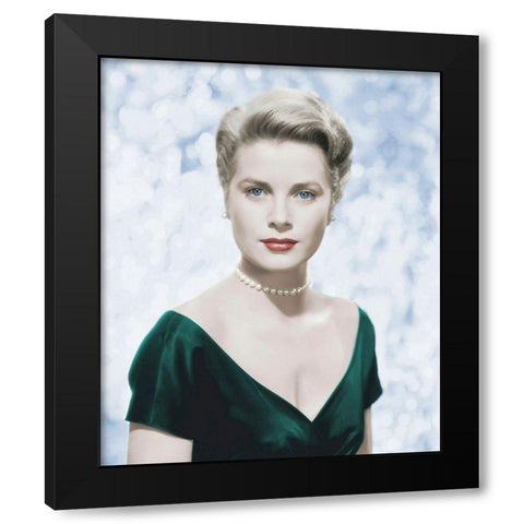 Grace Kelly - The Country Girl Black Modern Wood Framed Art Print by Hollywood Photo Archive
