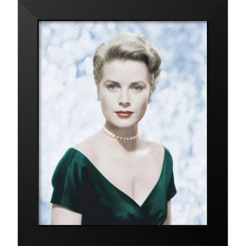 Grace Kelly - The Country Girl Black Modern Wood Framed Art Print by Hollywood Photo Archive