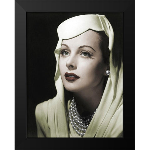 Hedy Lamarr  - Conspirators Black Modern Wood Framed Art Print by Hollywood Photo Archive