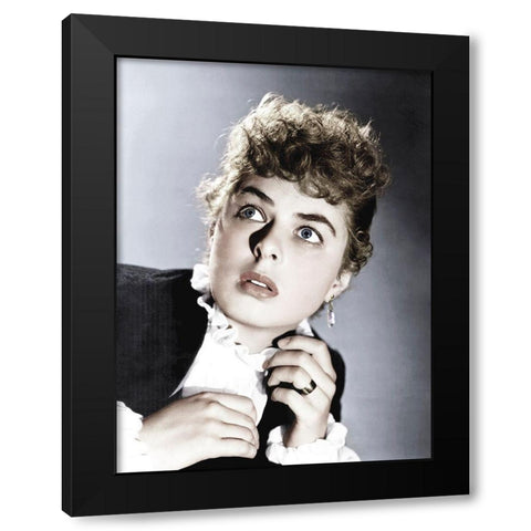 Ingrid Bergman - Gaslight Black Modern Wood Framed Art Print with Double Matting by Hollywood Photo Archive