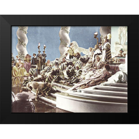 James Cagney Black Modern Wood Framed Art Print by Hollywood Photo Archive