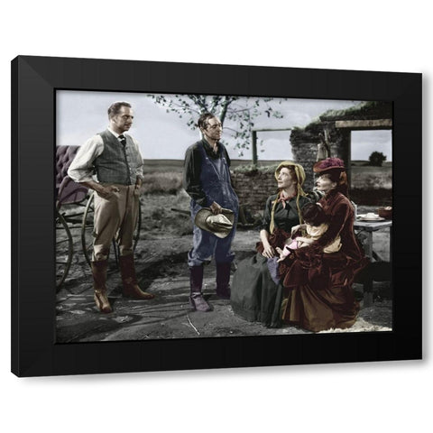 Katharine Hepburn - The Sea of Grass Black Modern Wood Framed Art Print by Hollywood Photo Archive