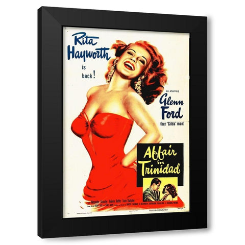 Affair In Trindad Black Modern Wood Framed Art Print by Hollywood Photo Archive