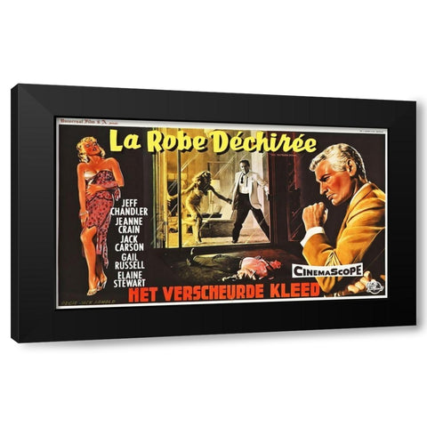 Dutch - The Tattered Dress Black Modern Wood Framed Art Print with Double Matting by Hollywood Photo Archive