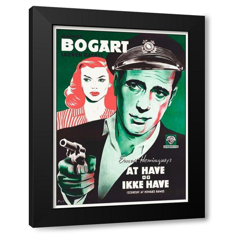Dutch - To Have And Have Not Black Modern Wood Framed Art Print with Double Matting by Hollywood Photo Archive