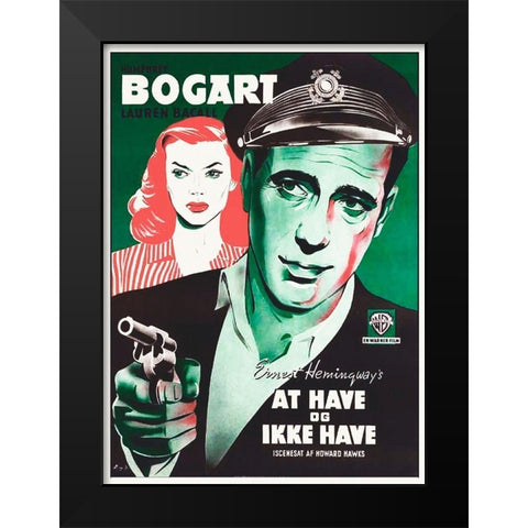 Dutch - To Have And Have Not Black Modern Wood Framed Art Print by Hollywood Photo Archive