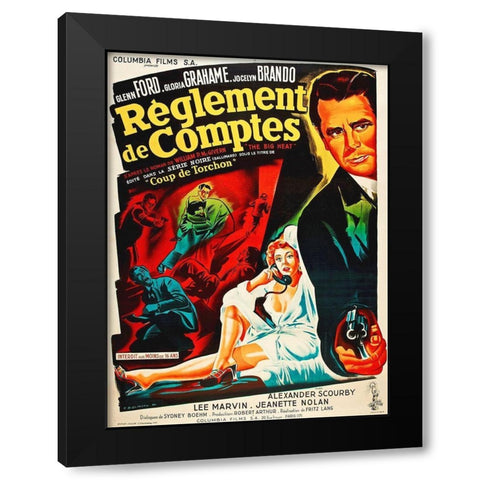 French - Big Heat Black Modern Wood Framed Art Print with Double Matting by Hollywood Photo Archive