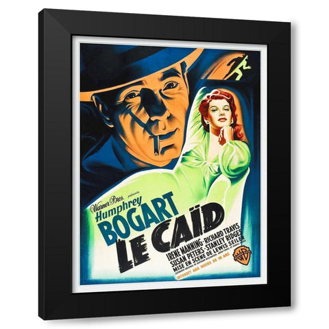 French - Big Shot Black Modern Wood Framed Art Print by Hollywood Photo Archive
