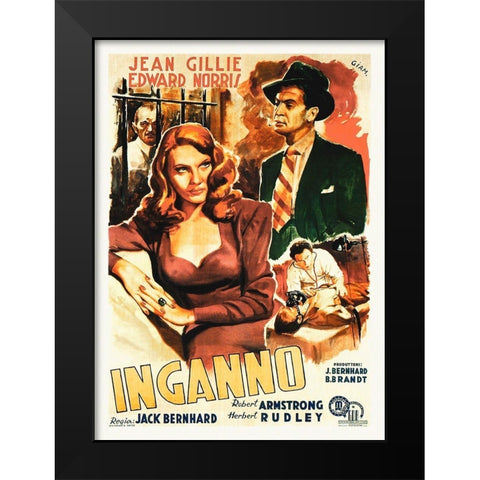 Italian - Decoy Black Modern Wood Framed Art Print by Hollywood Photo Archive