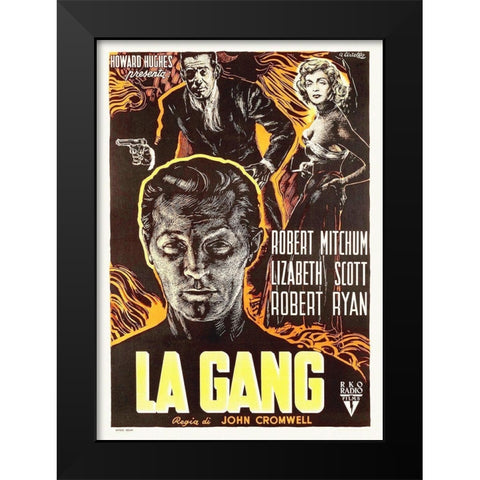 Italian - The Racket Black Modern Wood Framed Art Print by Hollywood Photo Archive