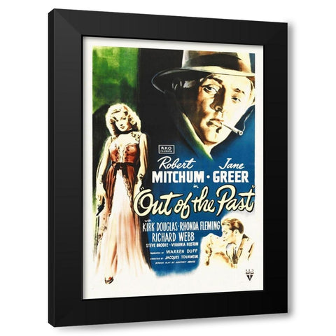 Out Of The Past Black Modern Wood Framed Art Print with Double Matting by Hollywood Photo Archive