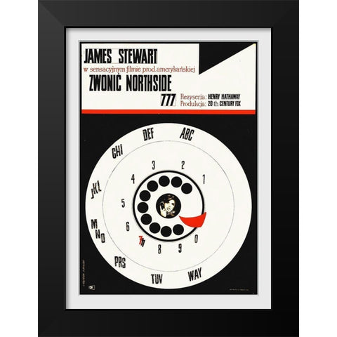 Polish - Call Northside 777 Black Modern Wood Framed Art Print by Hollywood Photo Archive