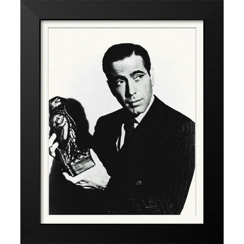 Promotional Still - Humphrey Bogart - The Malteze Falcon Black Modern Wood Framed Art Print by Hollywood Photo Archive