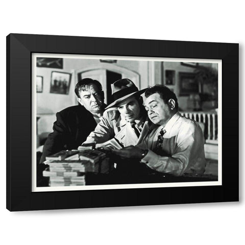 Promotional Still - Key Largo Black Modern Wood Framed Art Print by Hollywood Photo Archive