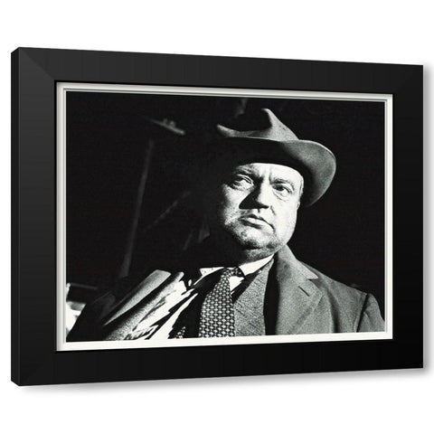 Promotional Still - Orsen Welles - A Touch of Evil Black Modern Wood Framed Art Print with Double Matting by Hollywood Photo Archive