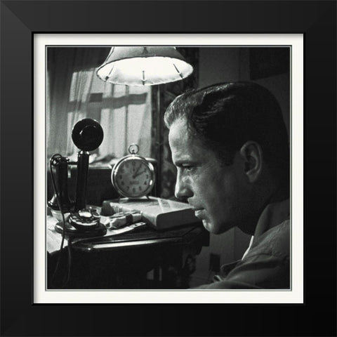 Promotional Still - The Maltese Falcon Black Modern Wood Framed Art Print by Hollywood Photo Archive