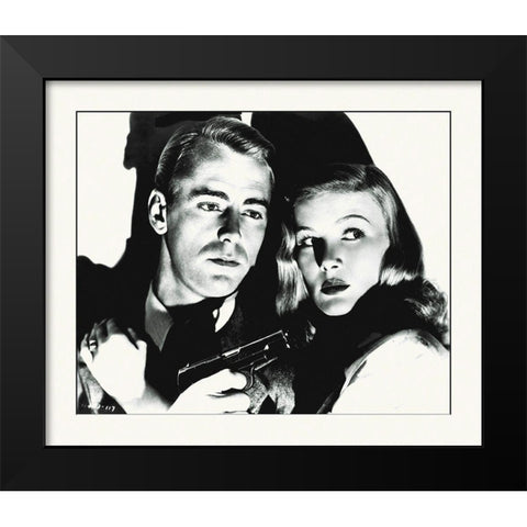 Promotional Still - This Gun For Hire Black Modern Wood Framed Art Print by Hollywood Photo Archive