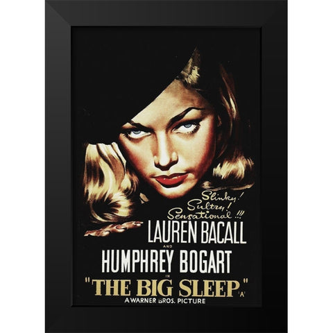 The Big Sleep Black Modern Wood Framed Art Print by Hollywood Photo Archive