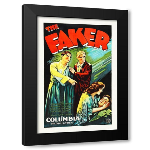 The Faker Black Modern Wood Framed Art Print by Hollywood Photo Archive
