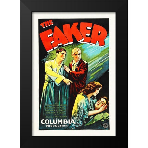The Faker Black Modern Wood Framed Art Print by Hollywood Photo Archive