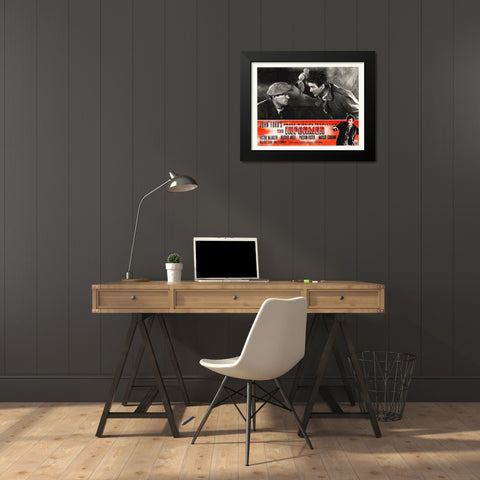 The Informer Black Modern Wood Framed Art Print by Hollywood Photo Archive