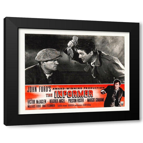 The Informer Black Modern Wood Framed Art Print with Double Matting by Hollywood Photo Archive
