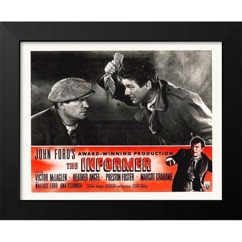 The Informer Black Modern Wood Framed Art Print by Hollywood Photo Archive