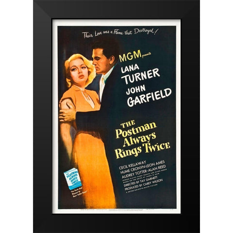 The Postman Always Rings Twice Black Modern Wood Framed Art Print by Hollywood Photo Archive