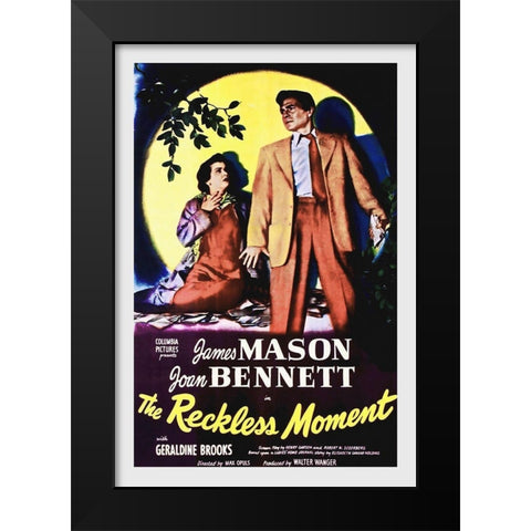 The Reckless Moment Black Modern Wood Framed Art Print by Hollywood Photo Archive