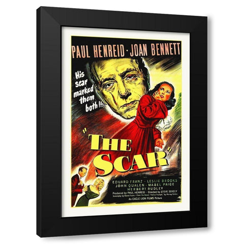 The Scar Black Modern Wood Framed Art Print by Hollywood Photo Archive