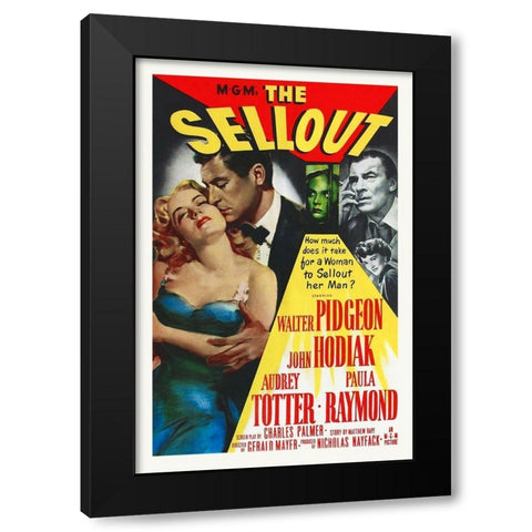 The Sellout Black Modern Wood Framed Art Print by Hollywood Photo Archive