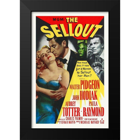 The Sellout Black Modern Wood Framed Art Print by Hollywood Photo Archive